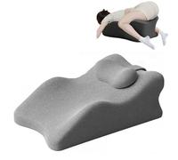 Genérico Sweet Surrender Couples Pillow, Butt Cushion Pillow for Couples Pregnancy, Memory Foam Cushion, Low-Profile Design for Bed, Sofa, or Chair Sitting Comfort (Grey)