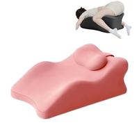 Genérico Sweet Surrender Couples Pillow, Butt Cushion Pillow for Couples Pregnancy, Memory Foam Cushion, Low-Profile Design for Bed, Sofa, or Chair Sitting Comfort (Pink)