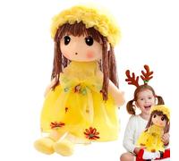 Genérico Sweetheart Rag Doll Cozy Crosy Cuddle - Plush Doll Girl | Muñeca Hecha a Mano con Ropa, Pareja de sueño para muñeca se abrazan Suave para niños