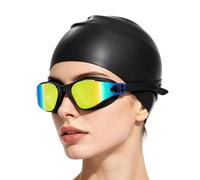 Genérico Swim Goggles Hat For Adults | UV Protection Swim Goggles | Wide View HD Anti-Fog - Goggless Swimming Adult,for Pool Open Water Area Snorkeling Exploration