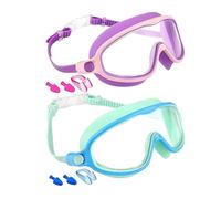 Genérico Swim Goggles, Kids Pool Goggles, Anti-Fog Leak-Proof Swimming Eyewear with Nose Clip for Boys Girls, Summer Beach Diving Accessories forPool Snorkeling Water Play