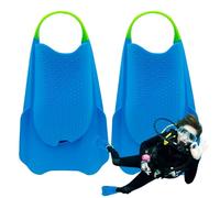 Genérico Swim, Silicone Open Heel Short Portable & Silicone Swim Flippers, Lightweight Adjustable for Men, Women, Beginners, Pool, Beach, Sea, Diving, Snorkeling, Swimming Training and Water