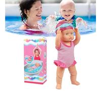 Genérico Swimming Baby Doll for Pool,2025 New Packaging Waterproof Swimmer Baby Doll with Movable Joints,Backstroke Swimming Electric Water Baby for Pool,for Pools/Bathroom Play (A)