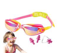 Genérico Swimming Goggles - Youth Anti Fog Water Eyewear, Clear Vision Protective Lenses with UV Shield Coating and Soft Adjustable Head Strap, Ideal for Kids Pool Practice Beach Trips Swim Class