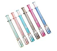 Genérico Syringe Shaped Gel Pens 0.38mm Black Smooth Writing Novelty