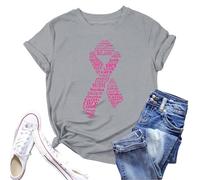 Genérico T-Shirt basique pour Femme, décontracté, Col Rond, Manches Courtes, Coupe Classique, Confortable au quotidien, à Porter Avec un Jean, UNE Jupe ou un Pantalon. (Grey, XL)