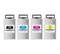 Genérico T9731 T9732 T9733 T9734 Pack 4 Tinta pigmentada Compatible para Workforce Pro WF-C869 Negro, Cian, Magenta y Amarillo