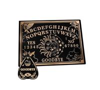 Generico Tabla Ouija - Juego de mesa espiritual de la con plancheta, mesa espiritual con puntero, tijera de adivinación espiritual, tvola de adivinación mística para rituales | Kit de para al