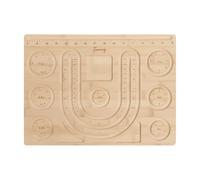 Generico Tabla para perlas, bandeja de artesanía lisa y antiarañazos, bandeja de cuentas para creación de collares y joyas | para adultos, profesionales, mujeres, amantes del bricolaje