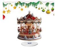 Genérico Table Display - Festive Accent, Two Dimensional Acrylic Ornament For Seasonal Placement, Decorative Sign with Theme, Celebration Item, Flat Figure For Desktop, Shelf Arrangement and Living