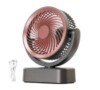 Genérico Table Fan | 6 Speed Rechargeable Quiet Desk Fan With Display
