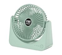 Genérico Table Fan | Quiet Rechargeable Battery Operated Adjustable | Personal Cooling Desktop Fan | For Bedroom Living Room Office School Dorm Outdoor Travel Camping Fishing Summer
