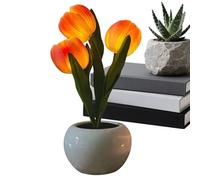 Genérico Table Flower Lamp - Romantic Table Lighting Rechargeable, Realistic Flower Night Light | For Home, Party, Dating, Living Room, Bedroom, Restaurant, Housewarming, Holiday, Birthday And Others