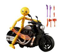 Genérico Table Miniatures - Movable Figurine, 21x15.5x7.5cm Office Ornament for Child Fun, Household Display with Artistic Detail, Room Decor, Cabinet Model for Social Event and Bookcase Showcase