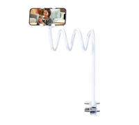 Genérico Table Mount Stand | 360-degree Rotation Stable Bolt Clamp Cell Bedside Clip | Adjustable Fits Tablets Below 10.5 Inches Holder Flexible Arm For Comfortable Viewing Angle