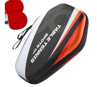 Genérico Table Tennis Bat Case, EVA, Waterproof Table Tennis Covers For 2 Bats and 2 Balls, TableTennis Bat Bag, TableTennis Bag with Padded Racket Compartment