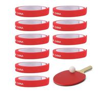 Genérico Table Tennis Edge Tape, Paddle Protection Tape, 10x 9mm Black Tapes with Shock Resistant Material, Racket Edges Guard, Edge Tapes with Durable Design, for Competition Training Match Use