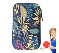 Genérico Table Tennis Racket Case - Cloth 28x18x3cm | Portable Protective Table Tennis Racket Cover, Holder Outdoor Sports Storage Carry Bag Paddle Organizer | For Training Match Use