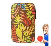 Genérico Table Tennis Racket Case - Cloth 28x18x3cm | Portable Protective Table Tennis Racket Cover, Holder Outdoor Sports Storage Carry Bag Paddle Organizer | For Training Match Use