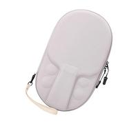Genérico Table Tennis Racket Case, Hard Shell Paddle Bag, Protective Carry Case for School, Scratch Guard, Travel Ready, Zipper Closure, Training, and Sports Use, 7.48x2.36x11.81 Inches