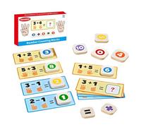 Genérico Tablero de Conteo con Dedos | Juguete Educativo Temprano,Manipulativos Matemáticos Educativos | para Hogar Escuela Aula Sala Juegos Niños Educación en Casa Jardín Infancia Preescolar