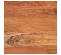 Genérico Tablero de Mesa Cuadrado Madera Maciza de Acacia 50x50x2,5 cm,Mobiliario,Accesorios para mesas,Tableros para mesas-370914