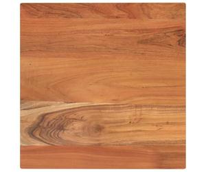 Genérico Tablero de Mesa Cuadrado Madera Maciza de Acacia 50x50x2,5 cm,Mobiliario,Accesorios para mesas,Tableros para mesas-370914