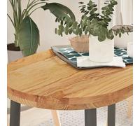 Genérico Tablero de Mesa Ovalado Madera Maciza de Roble 100x50x4 cm,Tableros para mesas-4009074