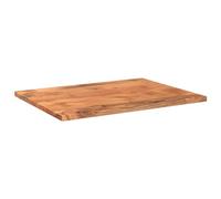 Genérico Tablero de Mesa Rectangular Madera Maciza Acacia 70x60x2,5 cm,Mobiliario,Accesorios para mesas,Tableros para mesas-370925