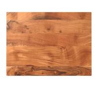 Genérico Tablero de Mesa Rectangular Madera Maciza Acacia 80x60x3,8 cm,Mobiliario,Accesorios para mesas,Tableros para mesas,Marrón,17.14 KG,370991