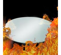 Genérico Tablero De Mesa Trasnparente 40cm-90cm, Tapa De Reemplazo para Mesas De Comedor Mesas De Jardín, Tablero De Cristal Redonda(55cm/21.7in)