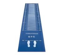 Genérico Tablero de Prueba físico Antideslizante de la Estera del Salto Largo de pie, Estera del Entrenamiento del Salto Largo for el hogar del Gimnasio de la Escuela(0.45 cm-Blue,250x90cm)