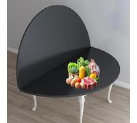 Genérico Tablero De Repuesto para Mesas De Comedor Redonda, Superficie De Mesa Plegable para Salón Comedor, Tablero De Mesa De Cocina De Madera(Black,150cm/59.1in)