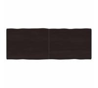 Genérico Tablero Mesa Madera tratada Borde Vivo marrón 160x60x(2-6) cm,Accesorios para mesas,Tableros para mesas-364039