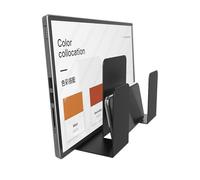 Generico Tablet Holder - Metal Storage Rack | Aluminum Tablet Wall Mount Bracket | Adjustable Rotating Stand for Tablets, Kitchen Cabinet, Office Desk, Home Wall & Smart Home Setup
