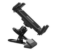 Genérico Tablet Holder, Tabletop Phone Mount, Portable Clamp Tablet Stand with Adjustable Viewing Angle for Bedside Reading, Streaming, Travel, Treadmill, Airplane, Car, Drawing, Desk, Kitchen