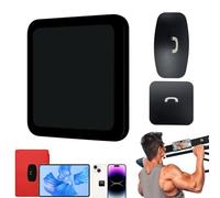 Genérico Tablet Mount with Magnetic Patch, ABS Portable Wall and Car Tablet Holder, Compact Stand for Studio Kitchen Desk or Vehicle Use, Strong Grip Mount for Small Tablets and Smart Devices