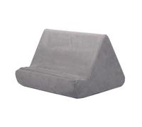 Genérico Tablet Pillow Stand, 28.5x25x18.5cm Snow Fleece Holder, Soft Lap Cushion with Pocket, Multi-Angle Design, High-Density Sponge Filling, Supports 4-13 Phones, Tablets