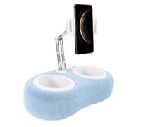 Genérico Tablet Pillow Stand, Rotatable Phone Mount and Tablet Holder, PP, Plush Ideal for Bed, Couch, Sofa, and Desk, Anti-Slip Smartphone Cradle for Comfortable Viewing and Hands- Use, 40x46x19.5cm