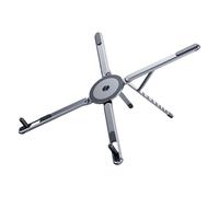Generico Tablet Stand For Desk - Magnetic Aluminum Alloy Laptop Holder, Tablet Holder Tripod, Black Universal Bracket | Purpose Magnetic Phone Support For Office Outdoor Indoor Desk Home Desktop