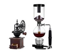 Genérico Tabletop Glass Siphon Pot, Coffee Maker, for Home and Office