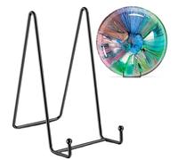Genérico Tabletop Plate Display Stand - Iron Frame Support Rack,Decorative Metal Frame Holder | For Paintings Platters Records Dishes Cards Books Signs Albums Crafts Display