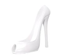 Genérico Tabletop Wine Rack - High Heel Shoe Design, Stylish 8-Inch Desktop Storage Stand | Wedding, Party, Home Decor, Gift Basket Accessory, Kitchen, Dining Room, Elegant Wine Display, Indoor