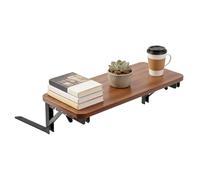Generico Tablette De Chevet Murale 30×20 Cm - Table De Nuit Pliable Avec Plateau Rangement, Étagère Flottante Multifonction Pour Chambre, Appartement, Dortoir Étudiant Et Hôtel