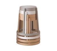 Genérico Taburete Apilable De Plástico,Taburetes Redondos Portátiles Apilables,Taburete Sin Respaldo,Asientos For El Hogar,jardín,Sala De Trabajo,salón Y Balcón(Color-8)