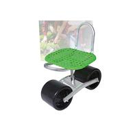 Genérico Taburete De Jardinería Resistente,Carrito Jardín Giratorio 360° con Asiento For Plantar Césped Y Trabajar En El(Green)