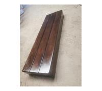 Genérico Taburete de Madera Maciza con Almohadillas Antideslizantes, Taburete portátil de un Solo Paso for Adultos, mesita de Noche de baño de Cocina(Brown,80x30x11cm/31.5x11.8x4.3in)
