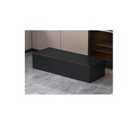 Genérico Taburete de Madera Maciza con Almohadillas Antideslizantes, Taburete portátil de un Solo Paso for Adultos, mesita de Noche de baño de Cocina(Black,100x30x20cm/39.4x11.8x7.9in)