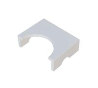 Genérico Taburete de Madera Maciza, Taburete de Inodoro, reposapiés Antideslizante Extra Ancho Debajo del Escritorio for baño, Oficina, hogar y Juegos(Natural,40x30x12cm)