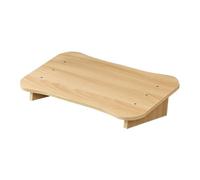 Genérico Taburete de Madera para Oficina y Hogar Reposapiés Ergonómico Pequeño Plataforma Inclinada Antideslizante Taburete Debajo del Escritorio Soporte Estable y Cómodo